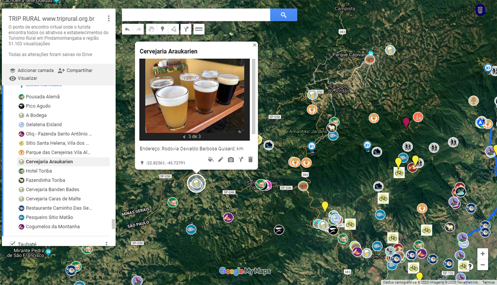 Cervejaria Araukarien Tela Mapa Trip Rural