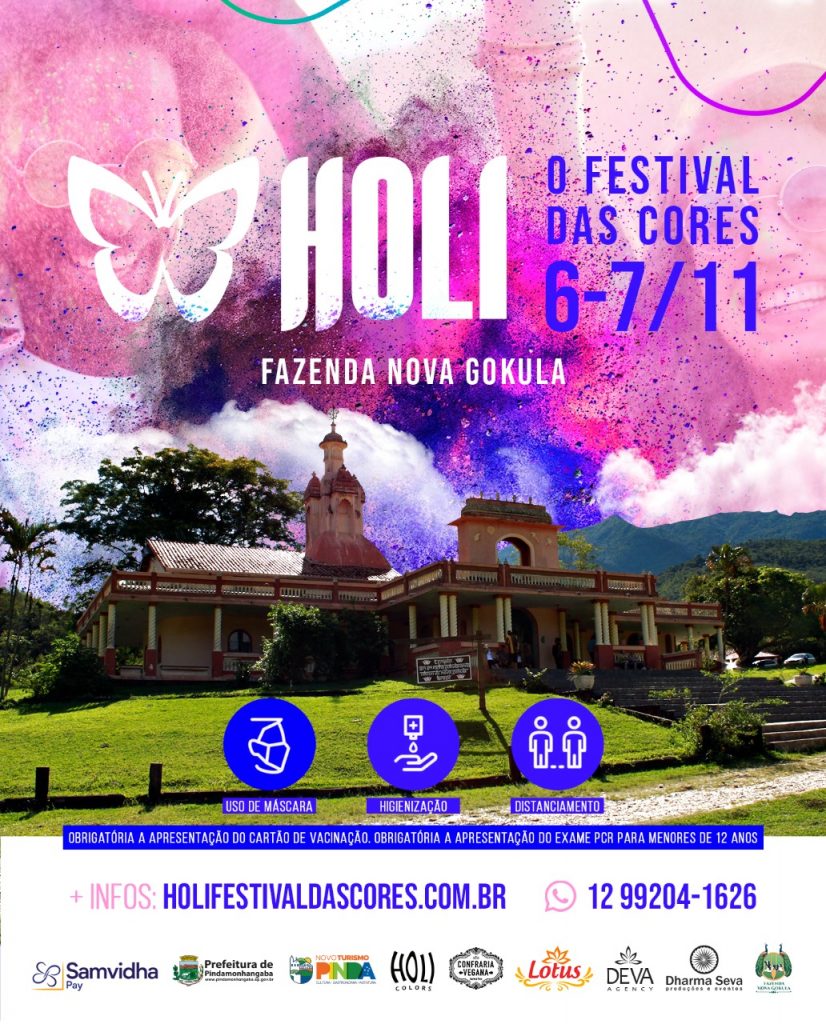 Holi Kirtan Festival das Cores 2021