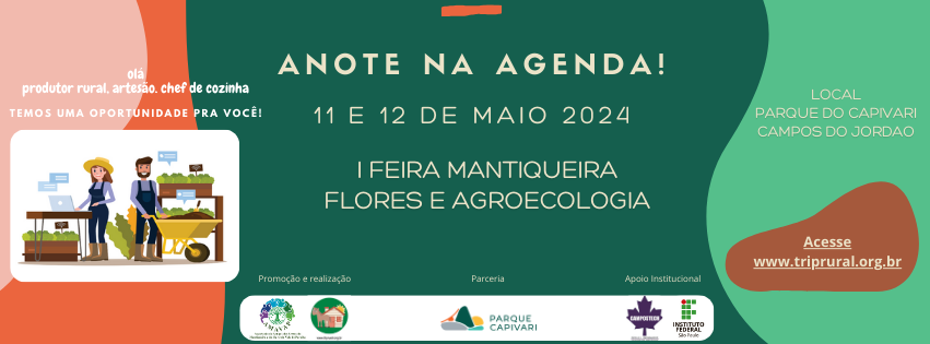 Expositor Save the date Feira Flores e Agroecologia